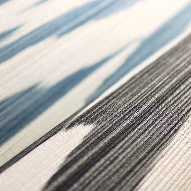 flamed-zigzag-blue-cream-wallpaper-york-wallcoverings-mi10340 - York Wallcoverings Wallpaper