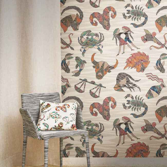 Constellations Grey Wallpaper - York Wallcoverings - MI10352 - York Wallcoverings Wallpaper