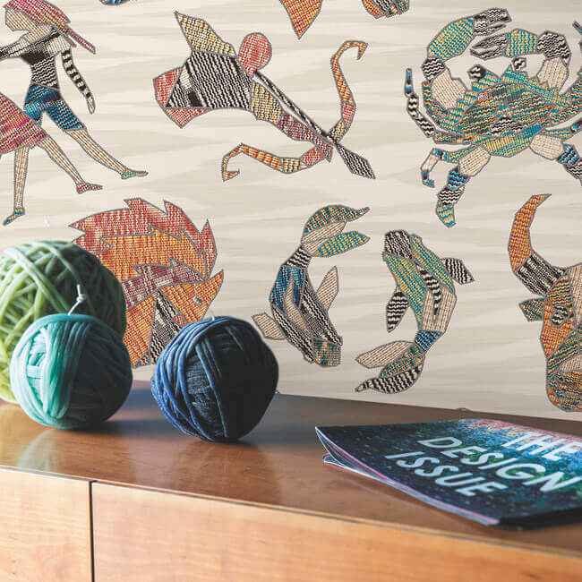 Constellations Grey Wallpaper - York Wallcoverings - MI10352 - York Wallcoverings Wallpaper