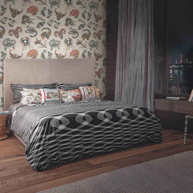 Constellations Grey Wallpaper - York Wallcoverings - MI10352 - York Wallcoverings Wallpaper