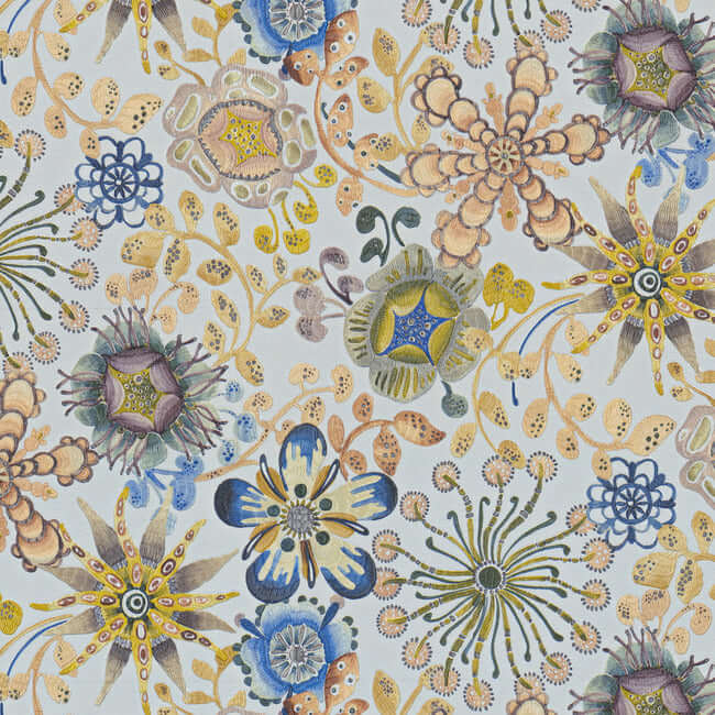 magic-garden-blue-green-wallpaper-york-wallcoverings-mi10313 - York Wallpaper Wallpaper