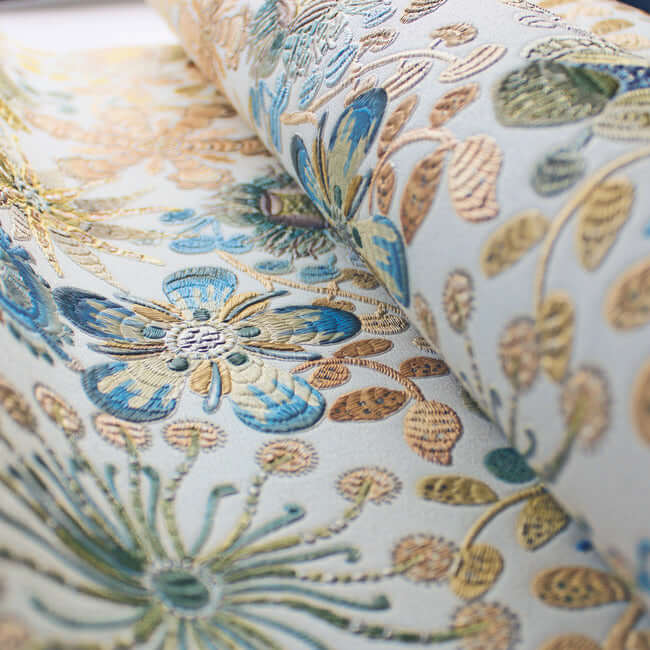 magic-garden-blue-green-wallpaper-york-wallcoverings-mi10313 - York Wallpaper Wallpaper
