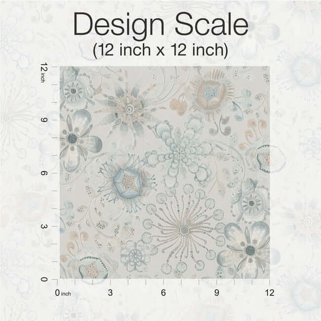 magic-garden-neutral-wallpaper-york-wallcoverings-mi10314 - York Wallpaper Wallpaper