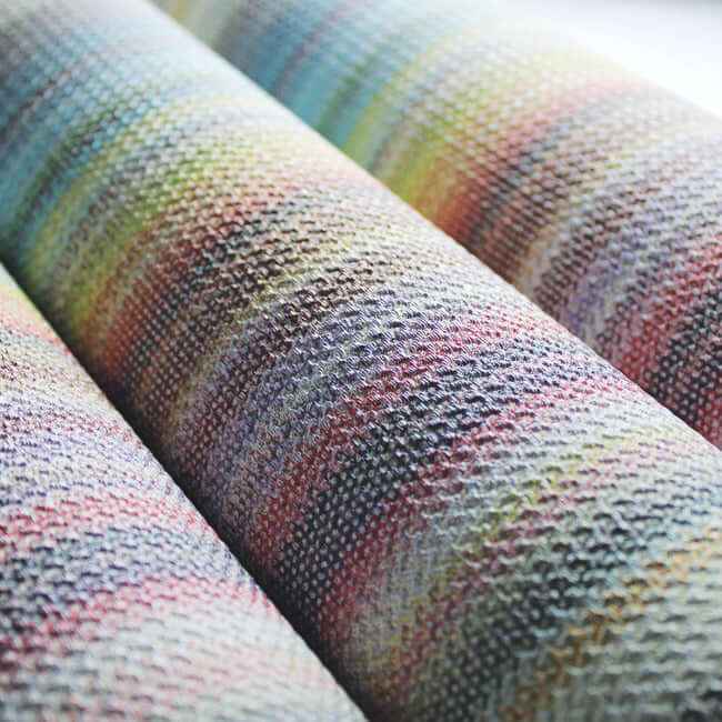 Striped Sunset Glitter Blue Wallpaper - York Wallcoverings - MI10396 - York Wallcoverings Wallpaper