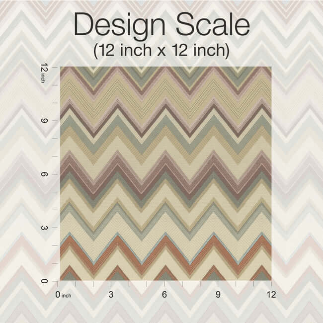 happy-zigzag-gold-wallpaper-york-wallcoverings-mi10336 - York Wallpaper Wallpaper
