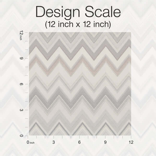 happy-zigzag-grey-wallpaper-york-wallcoverings-mi10331 - York Wallcoverings Wallpaper