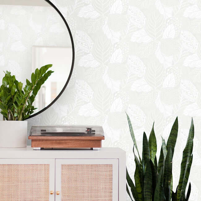 vinca-wallpaper-pearl-york-wallcoverings-go8224 - York Wallcoverings Wallpaper