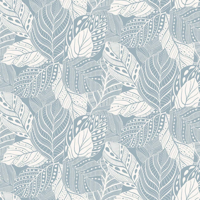 vinca-blue-wallpaper-york-wallcoverings-go8225 - York Wallcoverings Wallpaper