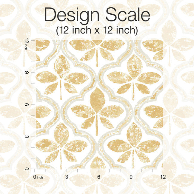 sevilla-ochre-wallpaper-york-wallcoverings-go8271 - York Wallcoverings Wallpaper