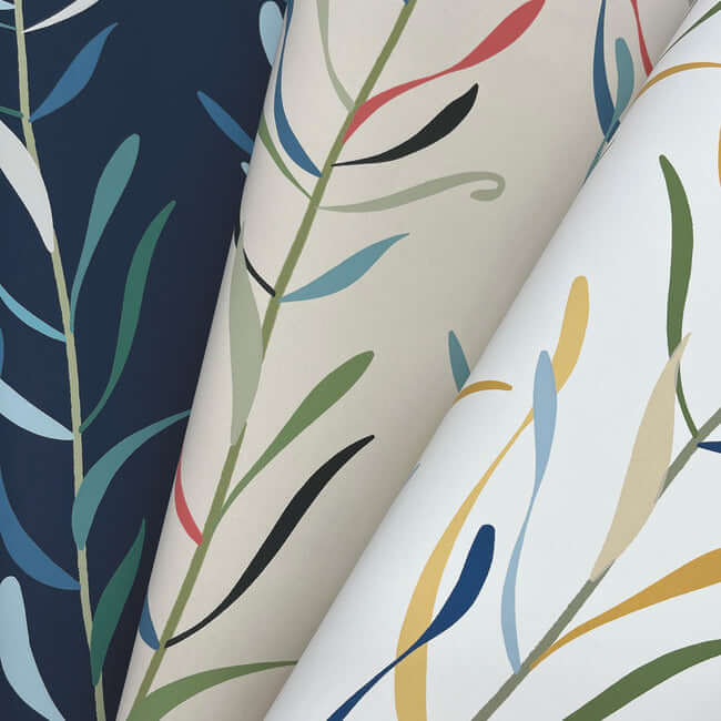 chloe-vine-ochre-wallpaper-york-wallcoverings-go8325 - York Wallpaper Wallpaper