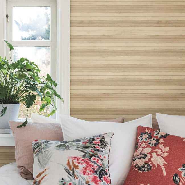 Pandora Leaf Oak Wallpaper - York Wallcoverings - GO8261 - York Wallcoverings Wallpaper