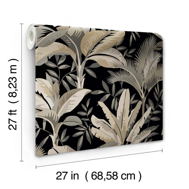 summerhouse-wallpaper-midnight-york-wallcoverings-go8204 - York Wallcoverings Wallpaper