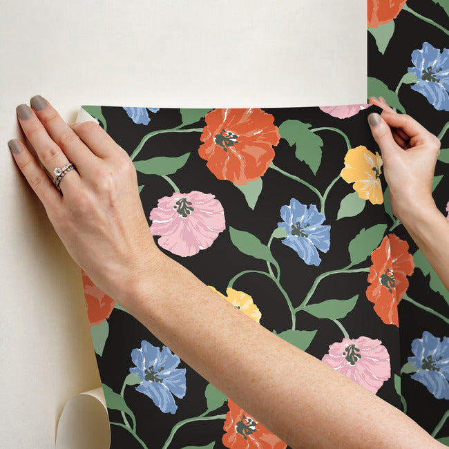 jungle-garden-premium-peel-stick-wallpaper-nightfall-york-wallcoverings-psw1399rl