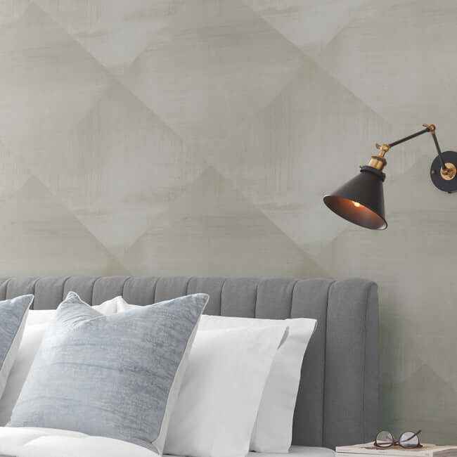 In Clay Charcoal Wallpaper - York Wallcoverings - CC1211