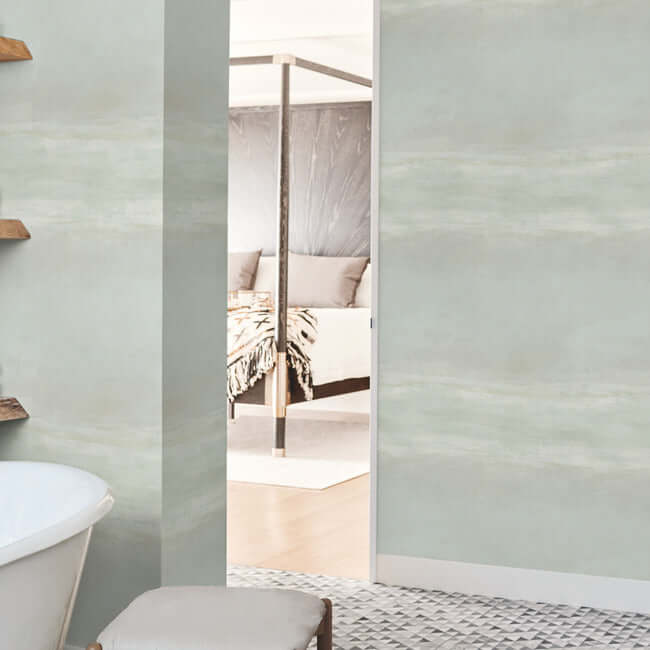 serene-reflection-wallpaper-mist-york-wallcoverings-cc1251 - York Wallcoverings Wallpaper