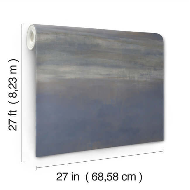 serene-reflection-navy-wallpaper-york-wallcoverings-cc1255 - York Wallcoverings Wallpaper