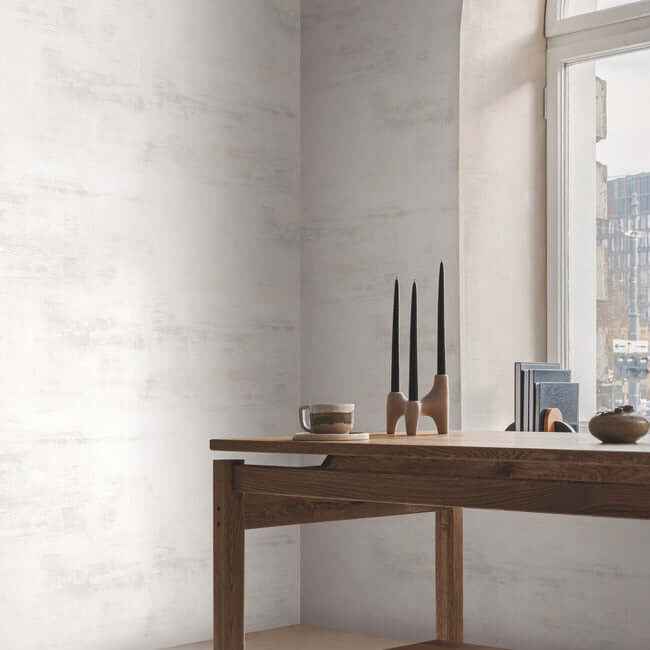 Salt Flats White & Grey Wallpaper - York Wallcoverings - CC1224 - York Wallcoverings Wallpaper