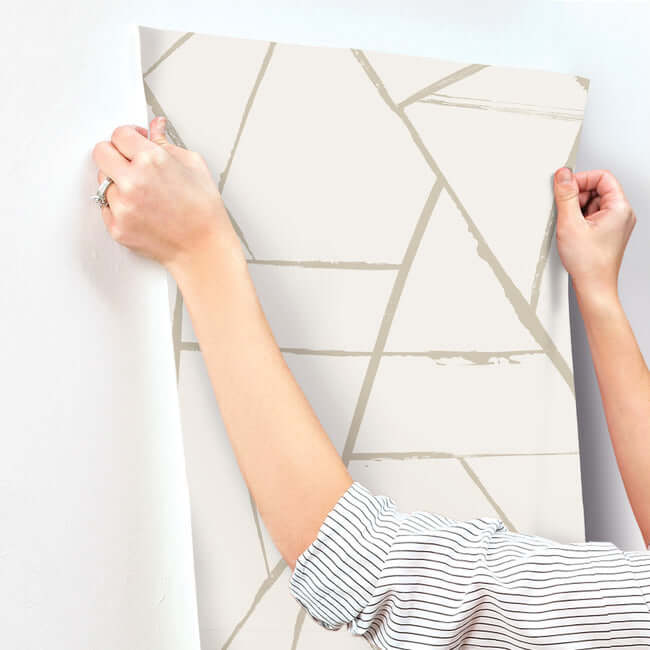 intersect-beige-metallic-wallpaper-york-wallcoverings-cc1293 - York Wallpaper Wallpaper