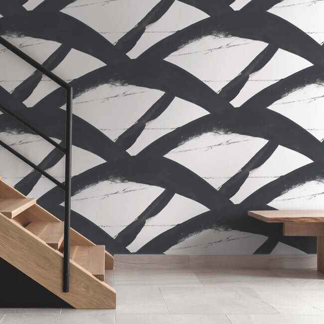 Entanglement Black Wallpaper - York Wallcoverings - CC1301 - York Wallcoverings Wallpaper