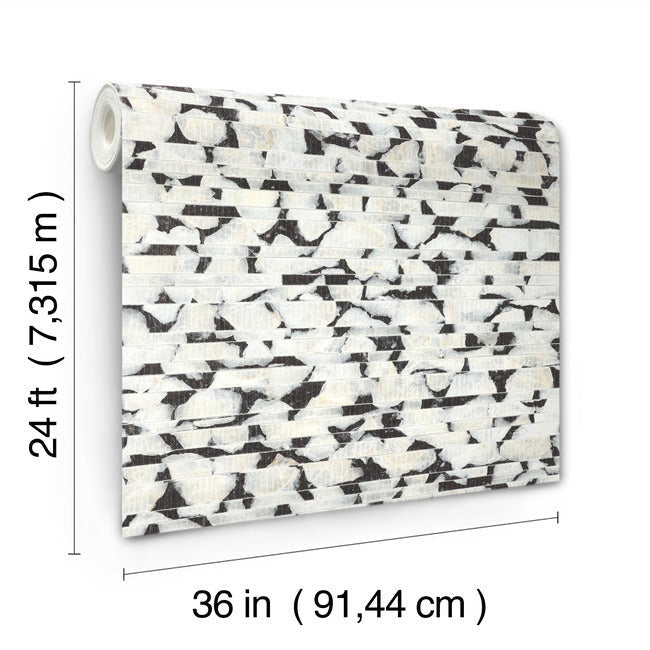 capiz-offering-wallpaper-black-white-york-wallcoverings-cc1201