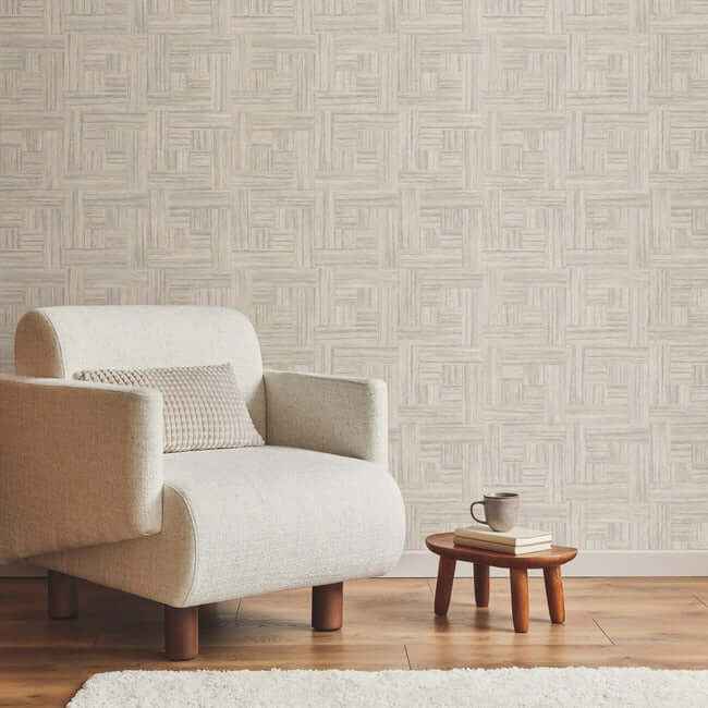 Tesselle Grey Wallpaper - York Wallcoverings - ND3059N - York Wallcoverings Wallpaper