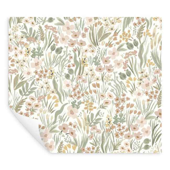 Lea Blush Peel & Stick Wallpaper - York Wallcoverings - PSW1466RL - York Wallcoverings Wallpaper