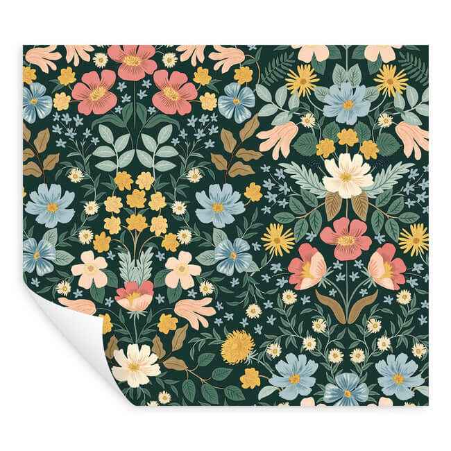 Bramble Garden Emerald Peel & Stick Wallpaper - York Wallcoverings - PSW1477RL - York Wallcoverings Wallpaper