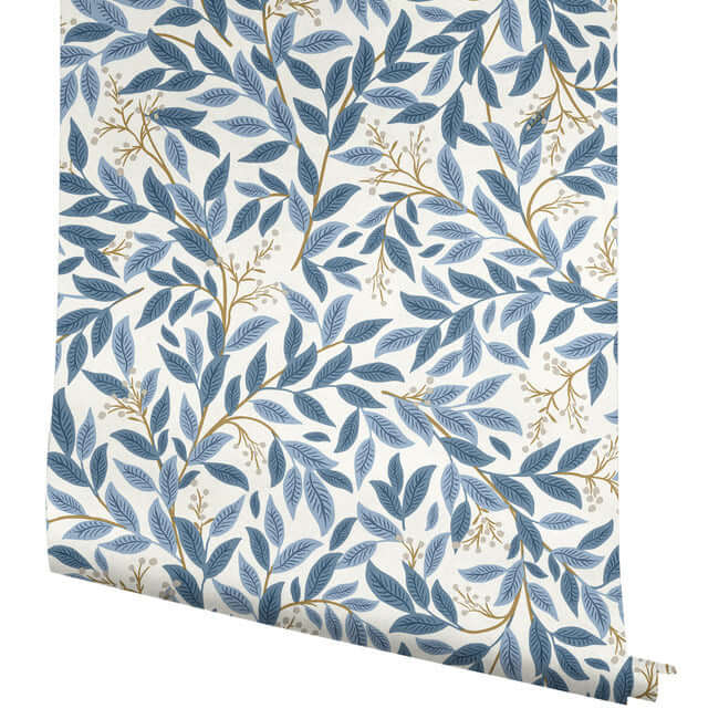 willowberry-blue-white-peel-stick-wallpaper-york-wallcoverings-psw1469rl - York Wallpaper Wallpaper