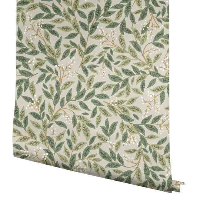 Willowberry Linen Peel & Stick Wallpaper - York Wallcoverings - PSW1473RL - York Wallcoverings Wallpaper
