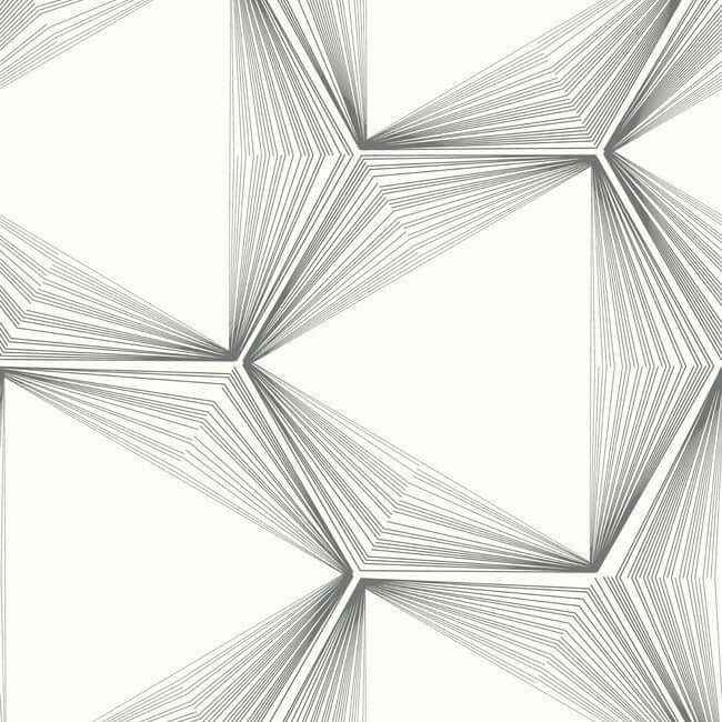 Honeycomb Charcoal Peel & Stick Wallpaper - York Wallcoverings - PSW1417RL - York Wallcoverings Wallpaper