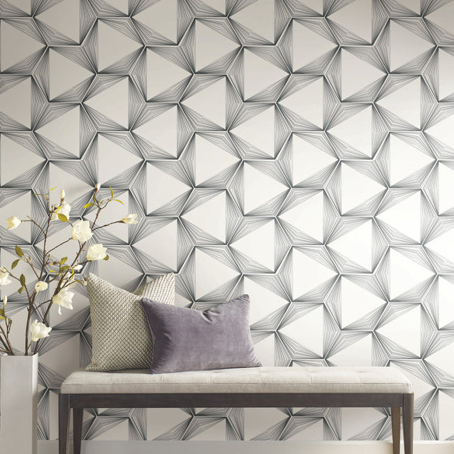 honeycomb-premium-peel-stick-wallpaper-charcoal-york-wallcoverings-psw1417rl