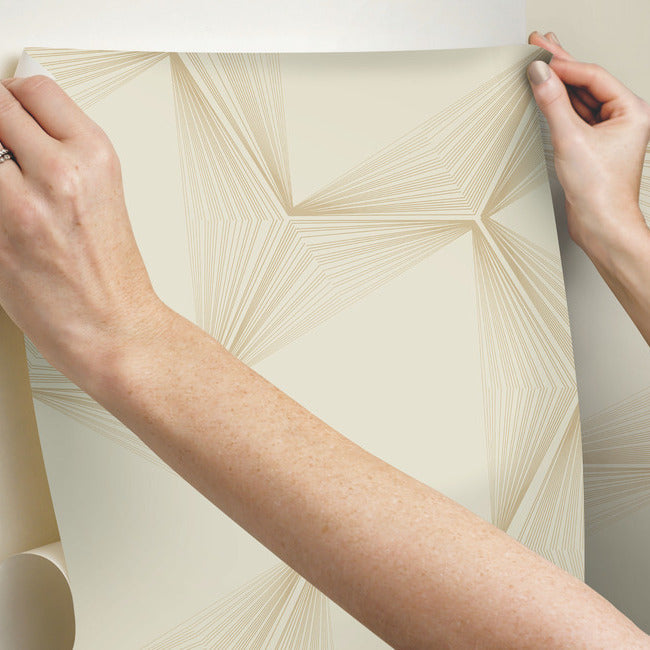 honeycomb-premium-peel-stick-wallpaper-sand-gold-york-wallcoverings-psw1416rl