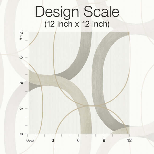 interlock-premium-peel-stick-wallpaper-light-taupe-york-wallcoverings-psw1418rl - York Wallcoverings Wallpaper