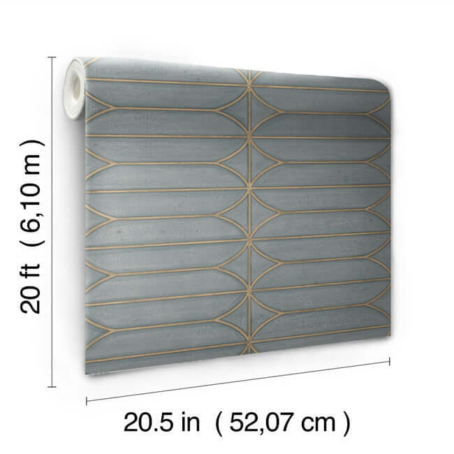 pavilion-premium-peel-stick-wallpaper-charcoal-york-wallcoverings-psw1410rl - York Wallcoverings Wallpaper