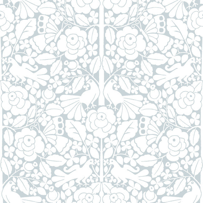 fairy-tales-premium-peel-stick-wallpaper-blue-york-wallcoverings-psw1507rl - York Wallcoverings Wallpaper