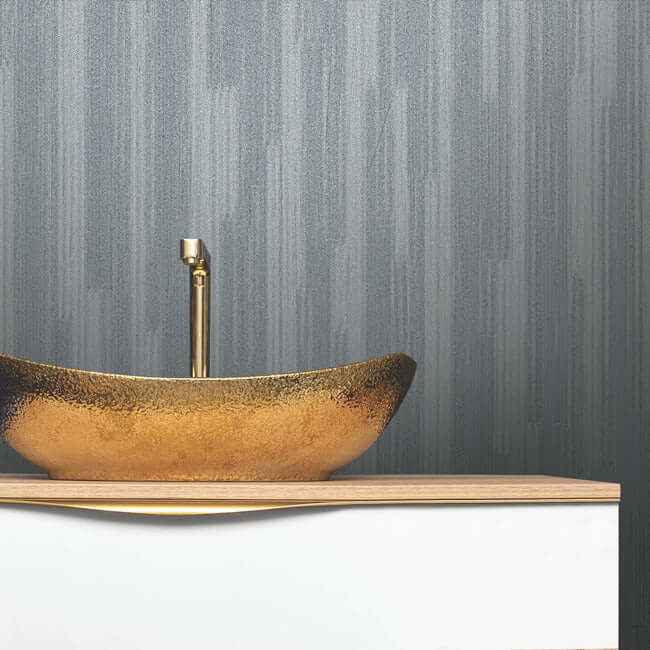 Newel High Performance Wallpaper Slate - York Wallcoverings - RRD7625 - York Wallcoverings Wallpaper