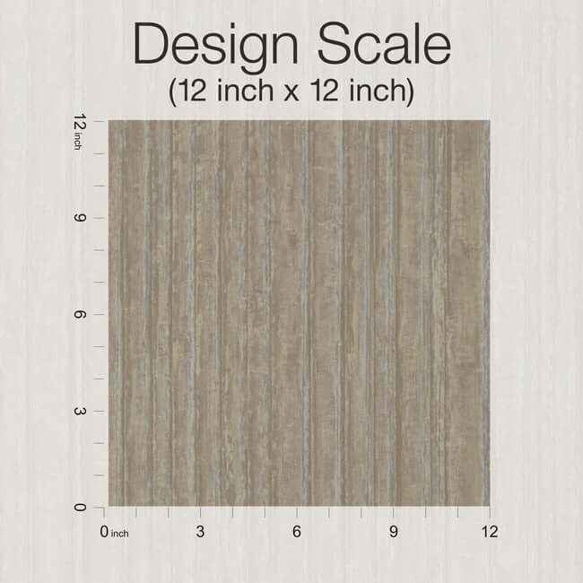 Vintage Tin High Performance Wallpaper Satin Brass - York Wallcoverings - RRD7607 - York Wallcoverings Wallpaper