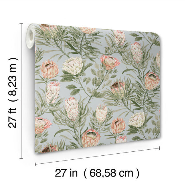 protea-wallpaper-dusty-blue-coral-york-wallcoverings-bl1755