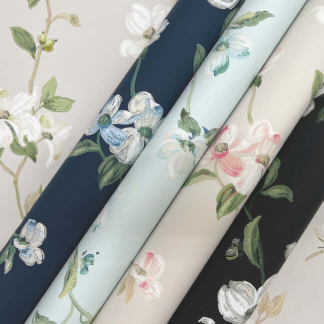 dogwood-light-blue-wallpaper-york-wallcoverings-bl1765 - York Wallpaper Wallpaper