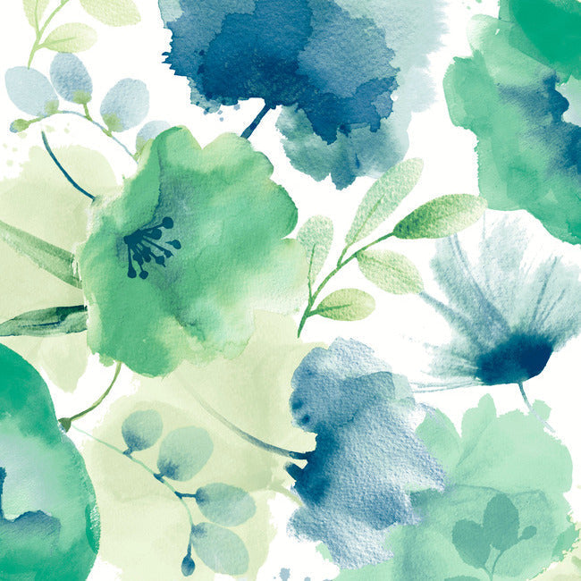 watercolor-bouquet-wallpaper-blue-green-york-wallcoverings-bl1774
