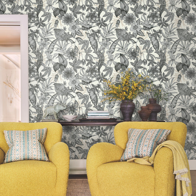 rainforest-wallpaper-white-charcoal-york-wallcoverings-bl1703