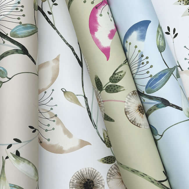 dream-blossom-light-green-wallpaper-york-wallcoverings-bl1791 - York Wallpaper Wallpaper