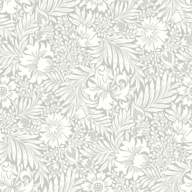 modern-acanthus-mist-peel-stick-wallpaper-york-wallcoverings-psw1444rl - York Wallpaper Wallpaper