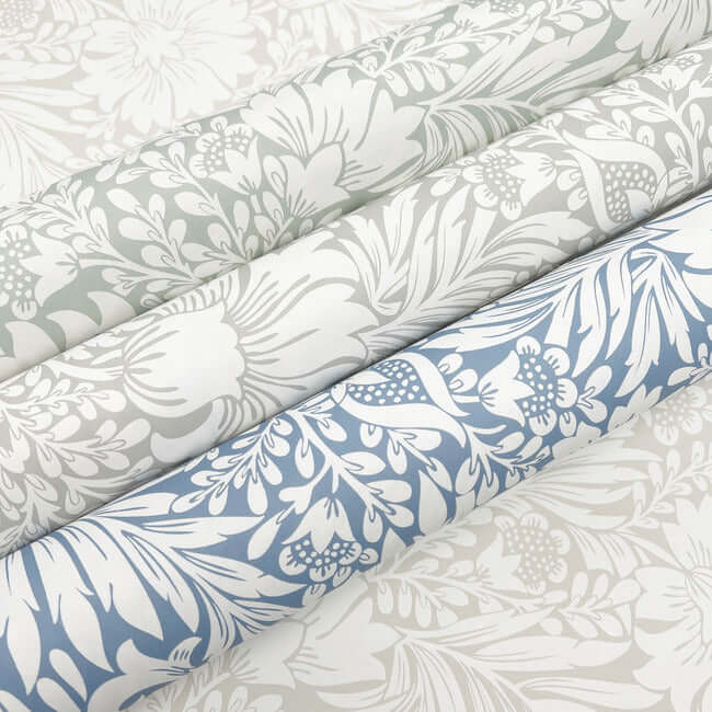 modern-acanthus-mist-peel-stick-wallpaper-york-wallcoverings-psw1444rl - York Wallpaper Wallpaper