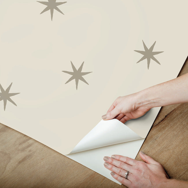 star-splendor-premium-peel-stick-wallpaper-wickermetallic-gl-york-wallcoverings-psw1452rl - York Wallcoverings Wallpaper