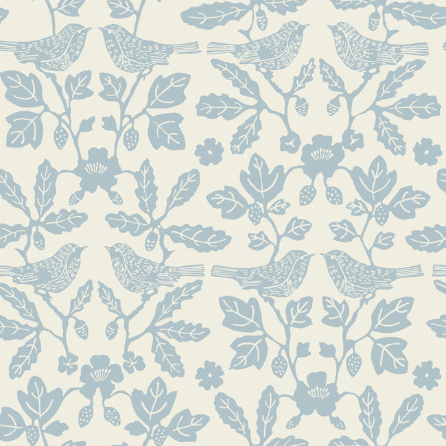sparrow-oak-premium-peel-stick-wallpaper-glacial-blue-york-wallcoverings-psw1441rl - York Wallcoverings Wallpaper