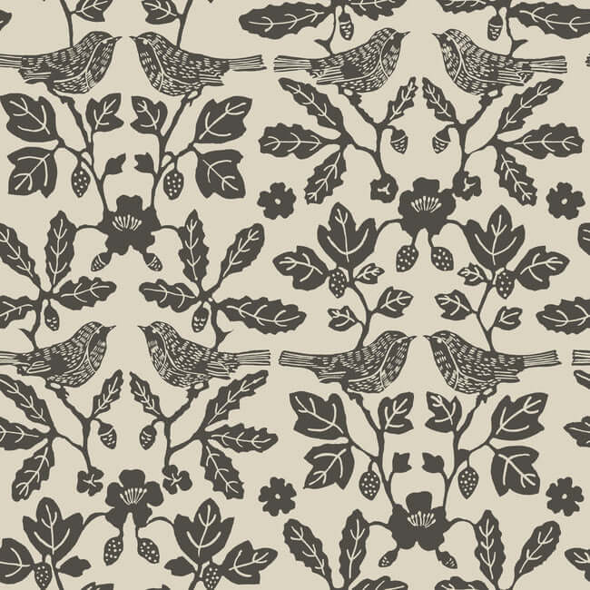 sparrow-oak-linen-charcoal-peel-stick-wallpaper-york-wallcoverings-psw1442rl - York Wallpaper Wallpaper