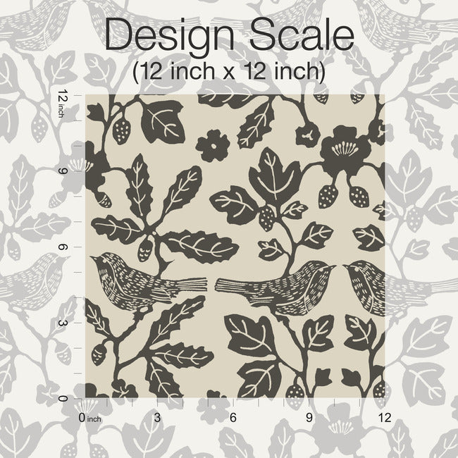 sparrow-oak-premium-peel-stick-wallpaper-linen-charcoal-york-wallcoverings-psw1442rl
