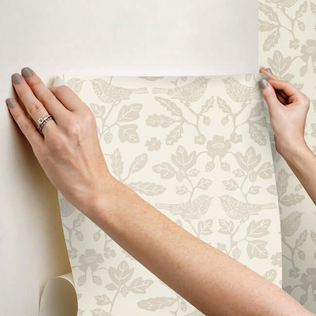 sparrow-oak-premium-peel-stick-wallpaper-wicker-york-wallcoverings-psw1440rl - York Wallcoverings Wallpaper