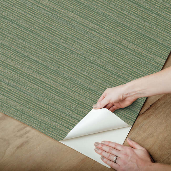 tick-mark-texture-meadow-green-peel-stick-wallpaper-york-wallcoverings-psw1448rl - York Wallpaper Wallpaper
